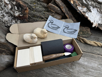 Duck Carving Kit - Complete Starter Whittling Kit for Beginners, Adults, Teens, and Kids - 5