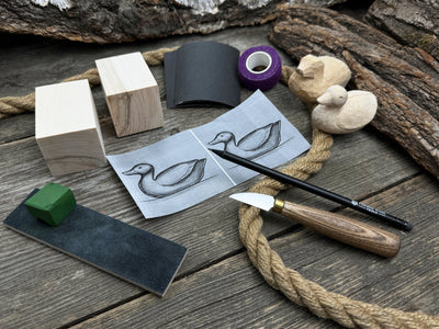 Duck Carving Kit - Complete Starter Whittling Kit for Beginners, Adults, Teens, and Kids - 2