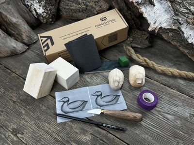 Duck Carving Kit - Complete Starter Whittling Kit for Beginners, Adults, Teens, and Kids - 1
