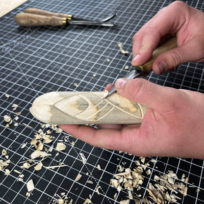 Eir Wooden Figurine – 14 cm (5.7 inch) Hand - Carved Norse Goddess of Healing - 6