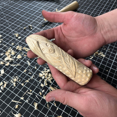 Eir Wooden Figurine – 14 cm (5.7 inch) Hand - Carved Norse Goddess of Healing - 8