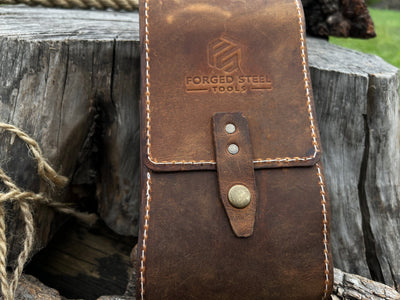 FST 2 Pocket Leather Tool Case - 2