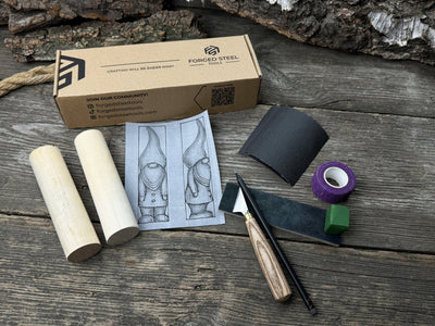 Gnome Carving Kit - Ideal for Beginners, Adults, Teens & Kids - 4
