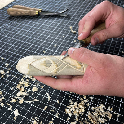 Hand - Carved Eir Figurine – 14 cm (5.7 inches) Wooden Norse Goddess of Healing Statue - 6