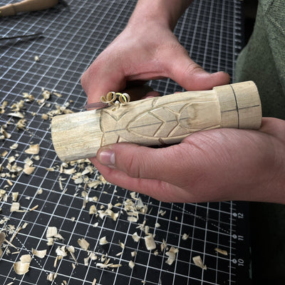 Hand - Carved Freyja Statue – 14 cm (5.7 inch) Wooden Norse Goddess Altar Figurine - 6