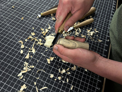 Hand - Carved Loki Figurine – 14 cm (5.7 inches) Wooden Norse God of Mischief Statue - 6