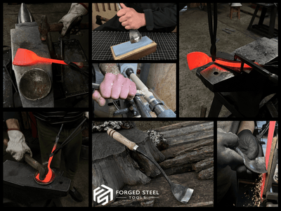 Spoon (Short) Bent Gouge, 50 - 70 mm (2 - 2.8 inches) - 7