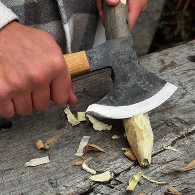 Hand-Forged Bushcraft Hatchet, 365 g / 0.80 lb - 4
