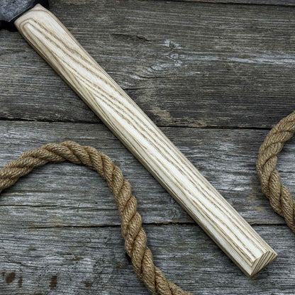 Hand - Forged Bushcraft Hatchet with Leather Back Sheath, 0.74 kg (1.63 lb) - 4