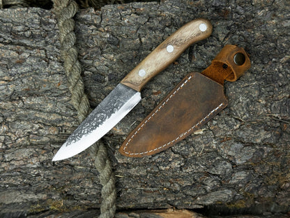 Hand - Forged Bushcraft Knife, 10.5 cm (4.13 inches) - 1