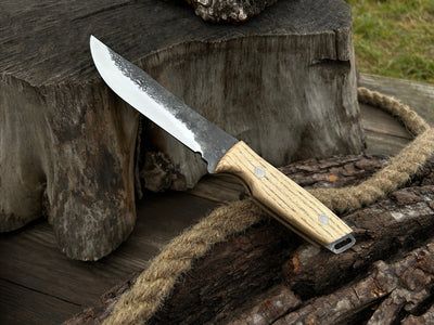 Hand - Forged Bushcraft Knife, 12 cm (4.72 inches) - 3