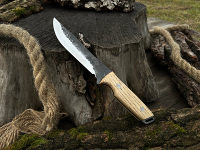 Hand - Forged Bushcraft Knife, 12 cm (4.72 inches) - 9
