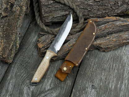 Hand - Forged Bushcraft Knife, 12 cm (4.72 inches) - 2