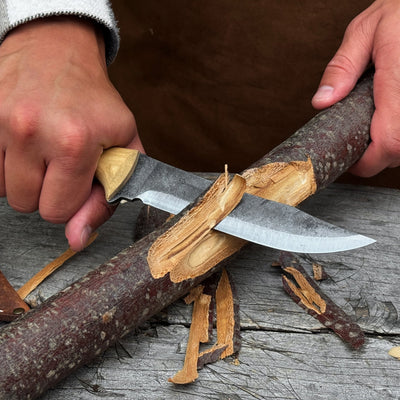 Hand-Forged Bushcraft Knife, 12 cm (4.72 inches) - 6