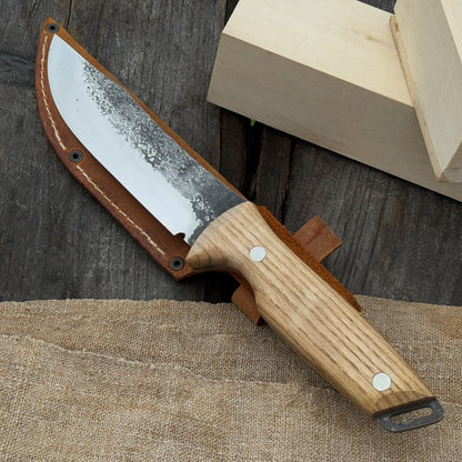 Hand - Forged Bushcraft Knife, 12 cm (4.72 inches) - 11