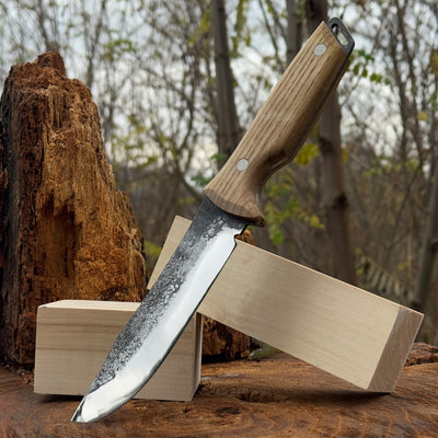 Hand - Forged Bushcraft Knife, 12 cm (4.72 inches) - 14