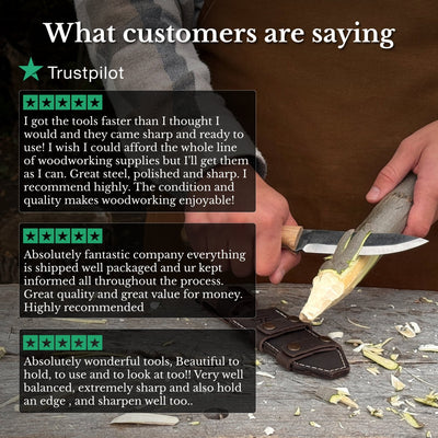 Hand-Forged Bushcraft Knife, 12.5 cm / 4.92 in - 11