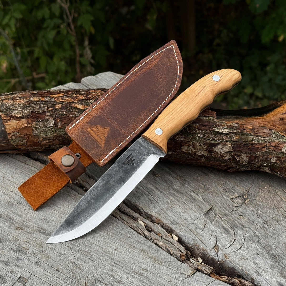 Hand-Forged Bushcraft Knife, 12.5 cm / 4.92 in - 1