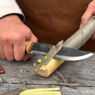 Hand-Forged Bushcraft Knife, 12.5 cm / 4.92 in - 4