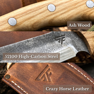 Hand-Forged Bushcraft Knife, 15.5 cm (6.1 inches) - 7