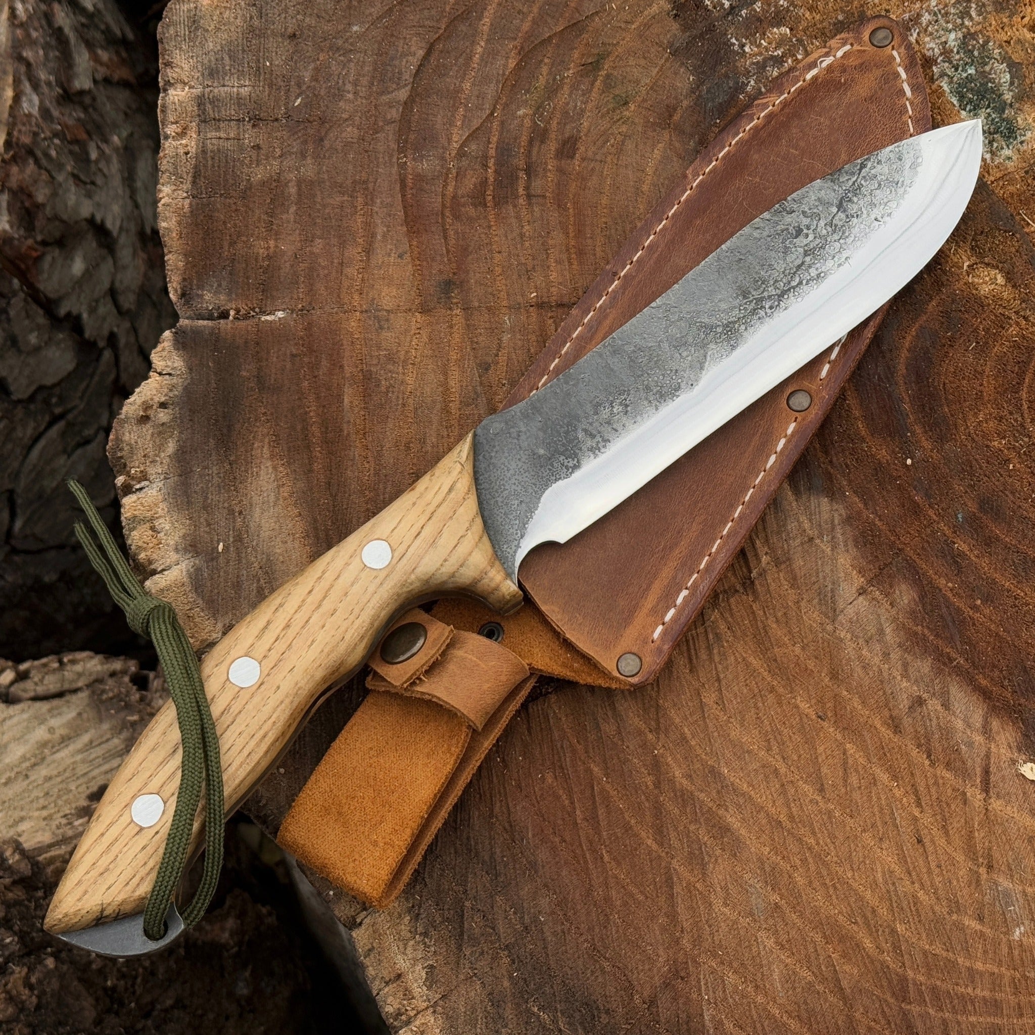 Hand - Forged Bushcraft Knife, 15.5 cm (6.1 inches) - 15