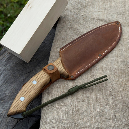 Hand - Forged Bushcraft Knife, 15.5 cm (6.1 inches) - 11