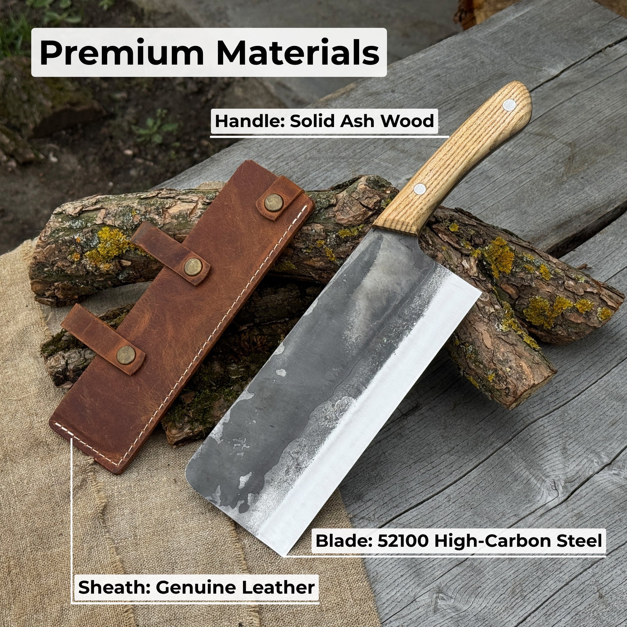 Hand-Forged Bushcraft Knife, 20.5 cm (8.07 inches) - 5