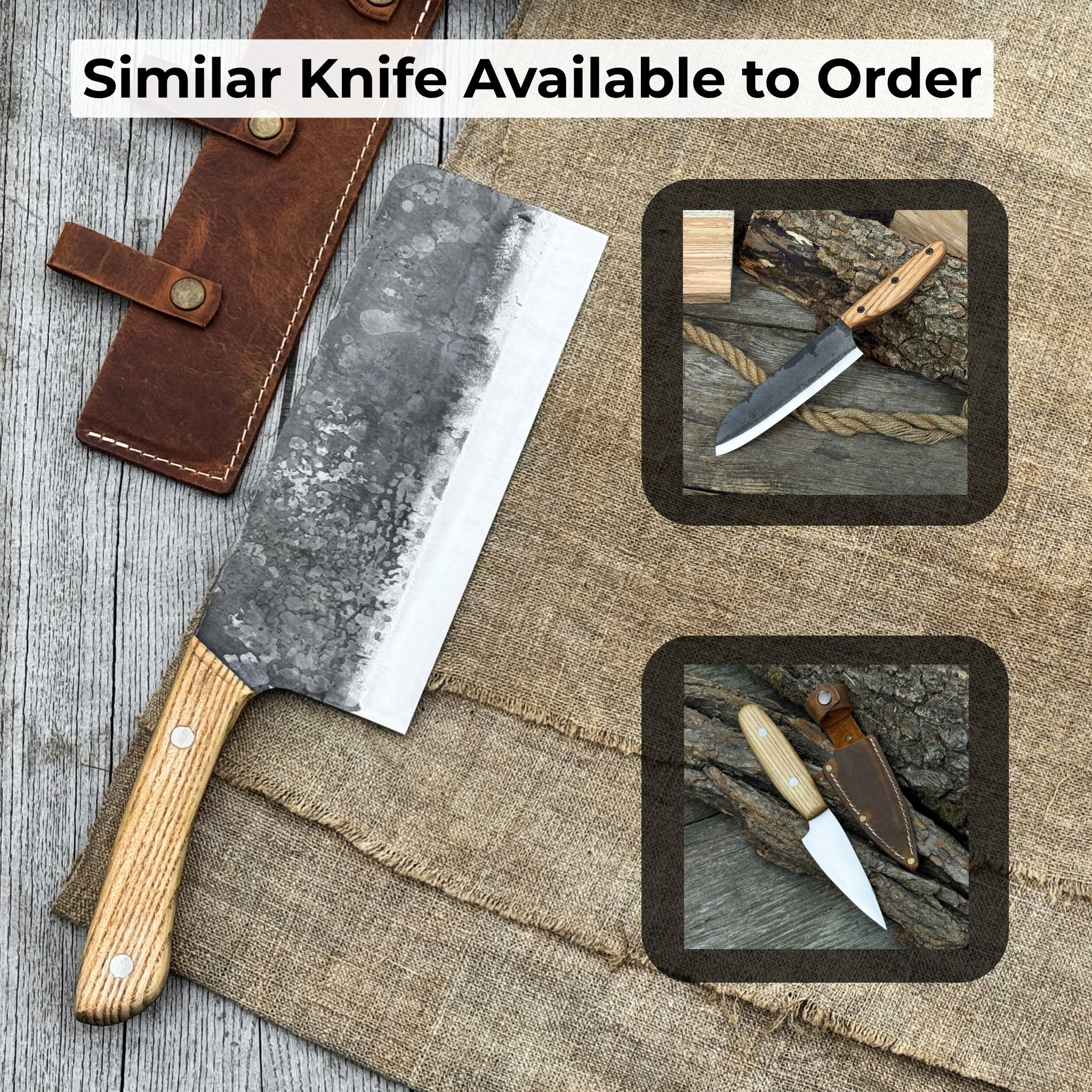Hand-Forged Bushcraft Knife, 20.5 cm (8.07 inches) - 8