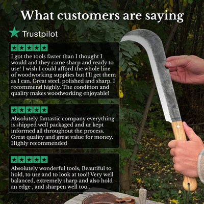 Hand-Forged Bushcraft Knife, 27 cm (10.6 inches) - 10