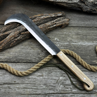 Hand - Forged Bushcraft Knife, 27 cm (10.6 inches) - 10