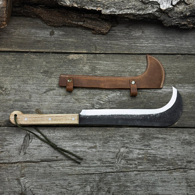 Hand - Forged Bushcraft Knife, 27 cm (10.6 inches) - 4