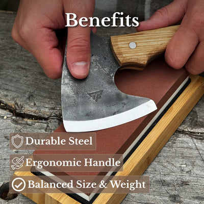 Hand-Forged Camping Axe, 455 g / 1 lb - 8