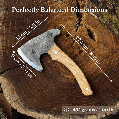 Hand-Forged Camping Axe, 455 g / 1 lb - 3
