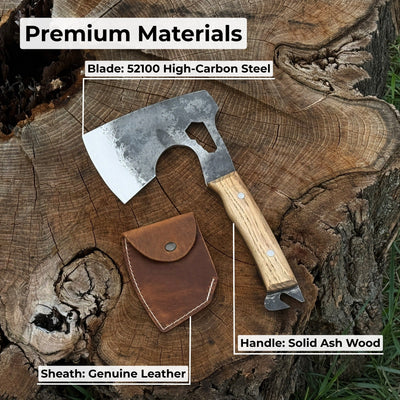 Hand - Forged Camping (Chopping) Axe, 0.6 kg (1.32 Ibs) - 6