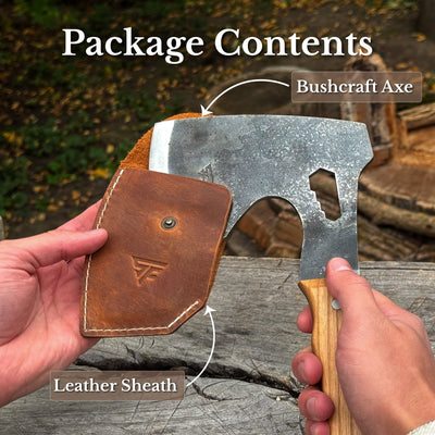 Hand-Forged Camping (Chopping) Axe, 0.6 kg (1.32 Ibs) - 9