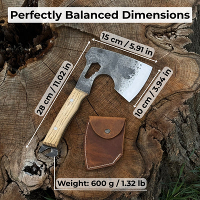 Hand - Forged Camping (Chopping) Axe, 0.6 kg (1.32 Ibs) - 2