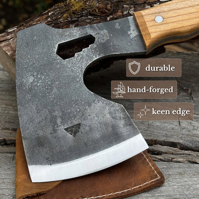 Hand-Forged Camping (Chopping) Axe, 0.6 kg (1.32 Ibs) - 2