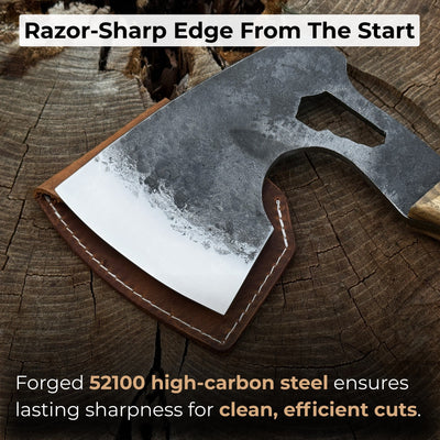 Hand - Forged Camping (Chopping) Axe, 0.6 kg (1.32 Ibs) - 3