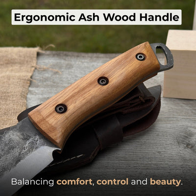 Hand - Forged Camping Knife, 12.5 cm (4.9 inches) - 3