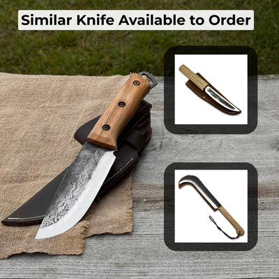 Hand - Forged Camping Knife, 12.5 cm (4.9 inches) - 10