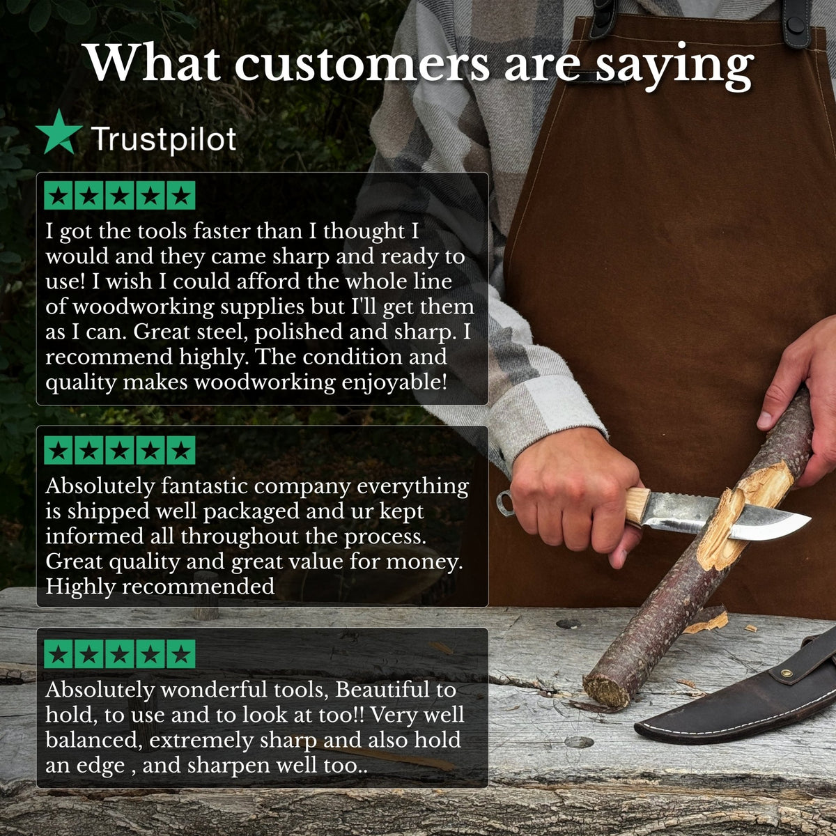 Hand-Forged Camping Knife, 12.5 cm (4.9 inches) - 11
