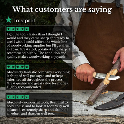 Hand-Forged Camping Knife, 12.5 cm (4.9 inches) - 11