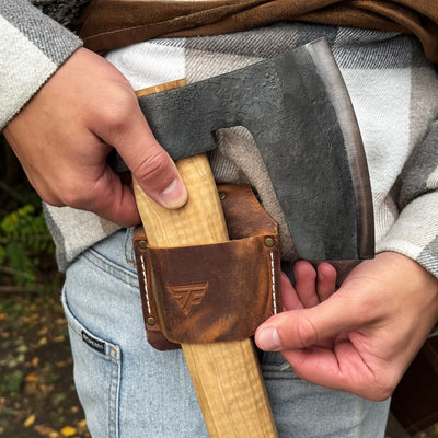Hand-Forged Carpenter's Axe with Belt Loop, 0.84 kg (1.85 lb) - 6