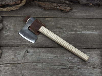 Hand - Forged Carpenter's Axe with Belt Loop, 0.84 kg (1.85 lb) - 2