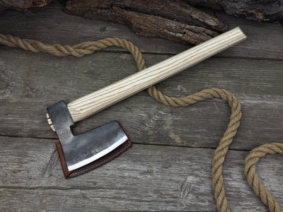 Hand - Forged Carpenter's Axe with Belt Loop, 0.84 kg (1.85 lb) - 7