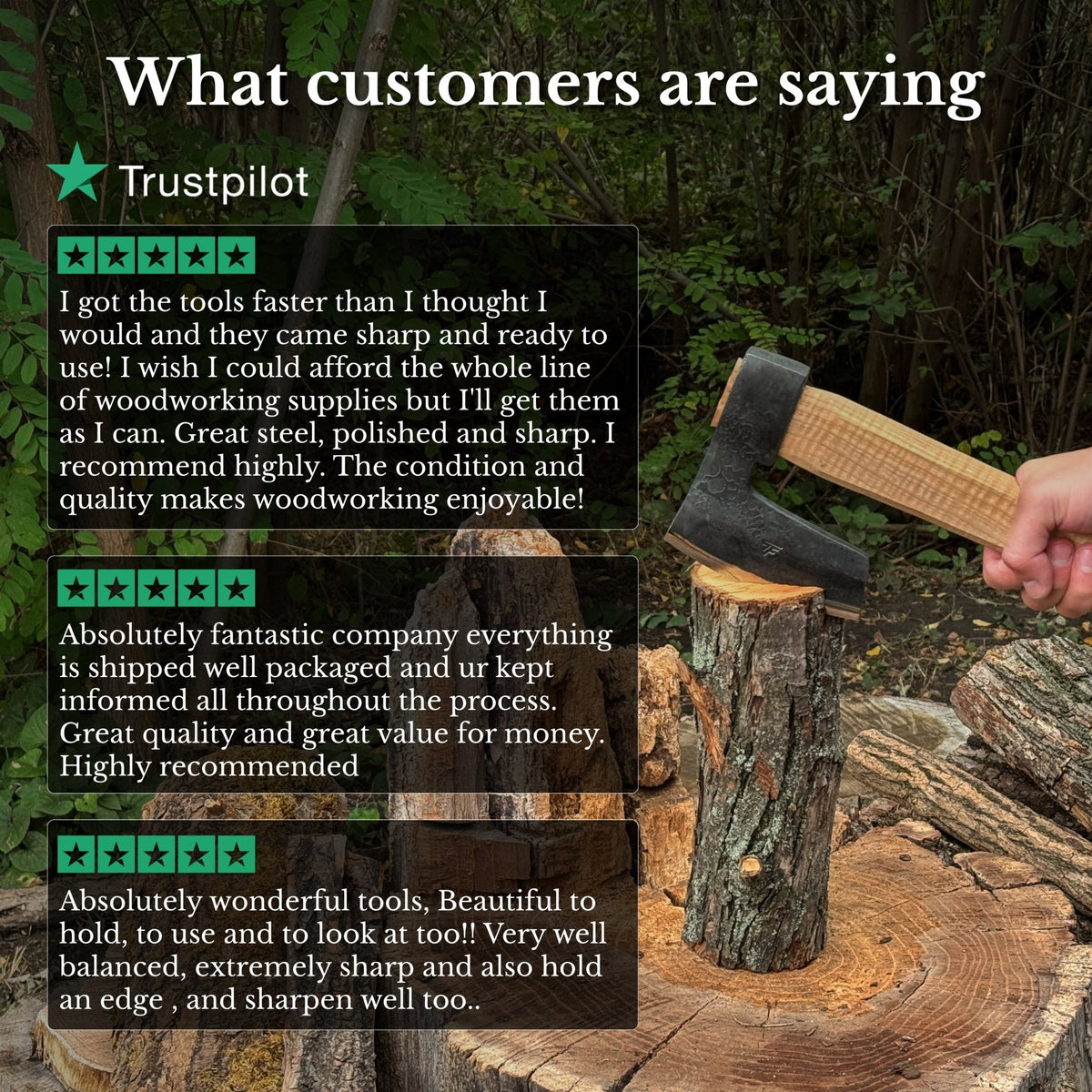 Hand-Forged Carpenter's Axe with Belt Loop, 0.84 kg (1.85 lb) - 12
