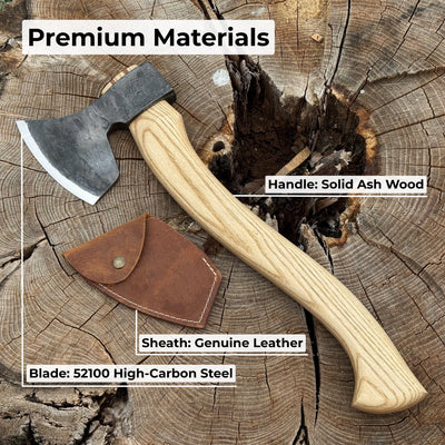 Hand - Forged Carving Axe, 1.05 kg (2.31 Ib) - 7