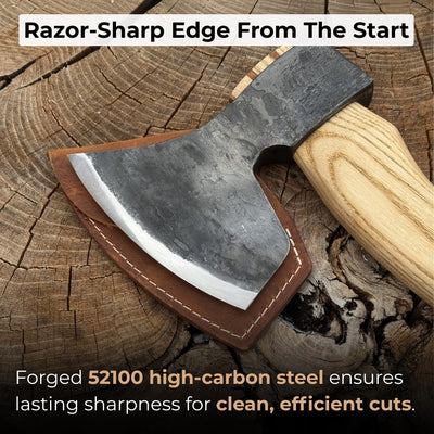 Hand - Forged Carving Axe, 1.05 kg (2.31 Ib) - 3