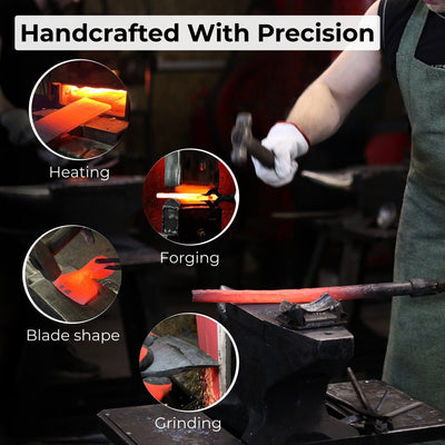 Hand - Forged Carving Axe, 1.05 kg (2.31 Ib) - 10