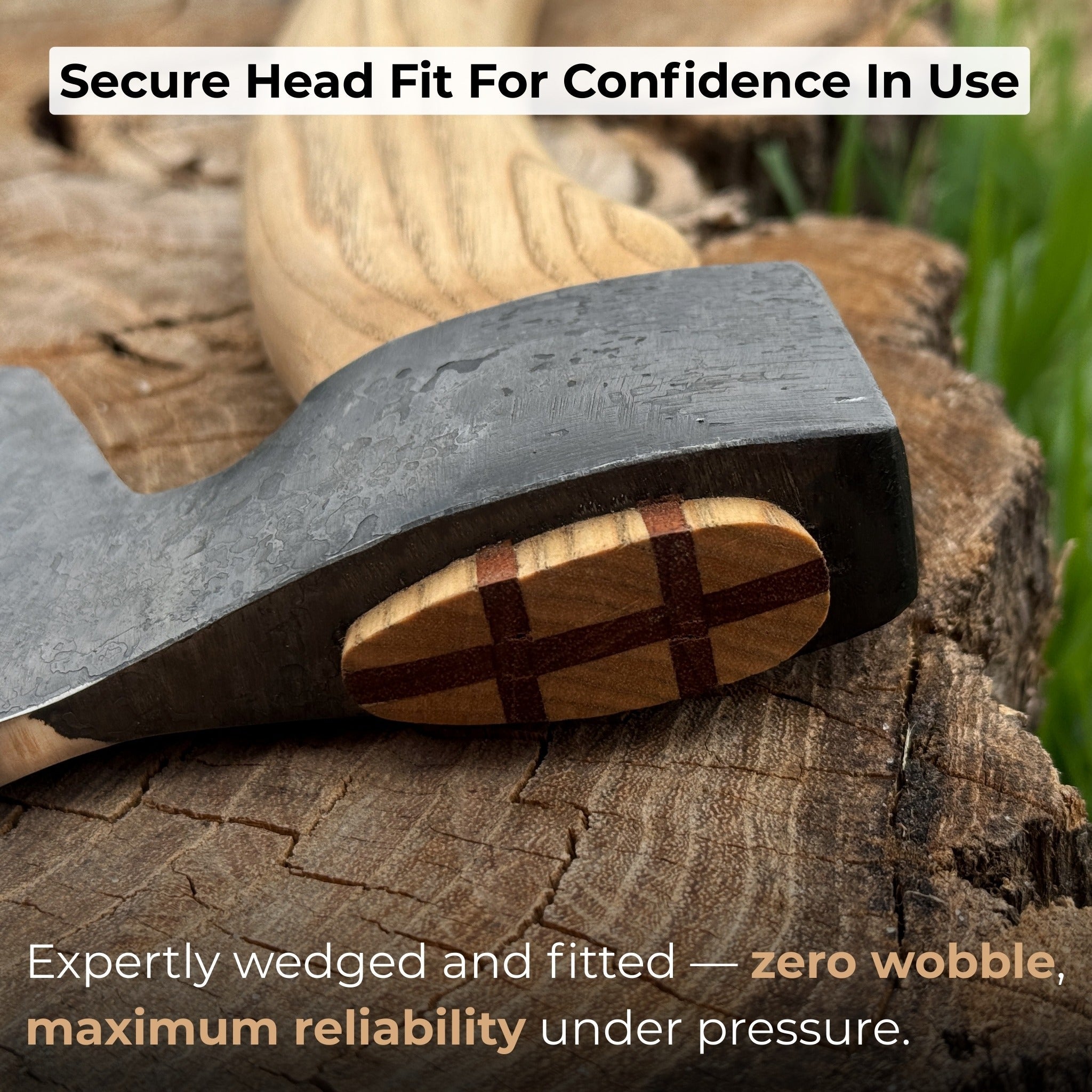 Hand - Forged Carving Axe, 1.05 kg (2.31 Ib) - 6